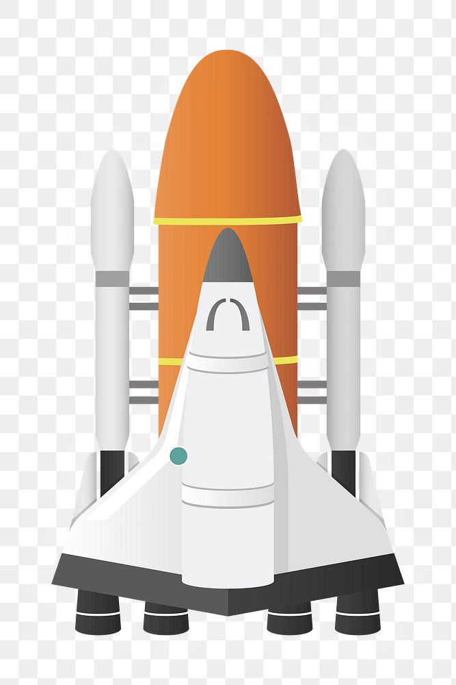 Png Rocket element, transparent background