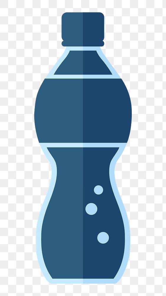 Soda bottle  png, transparent background