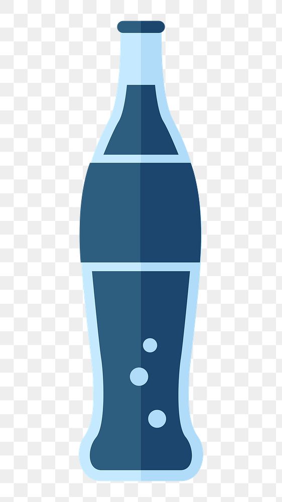 Soda bottle  png, transparent background