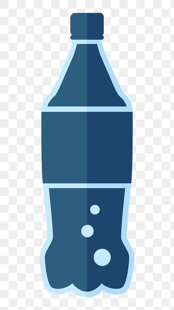 Soda bottle  png, transparent background