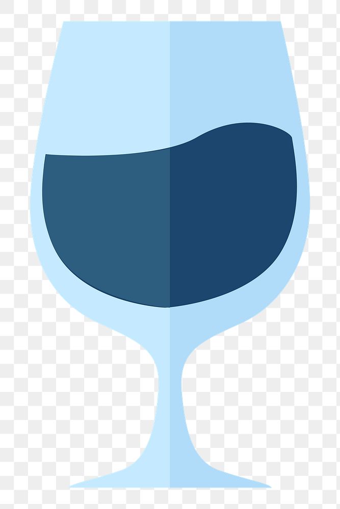 Glass of drink  png, transparent background