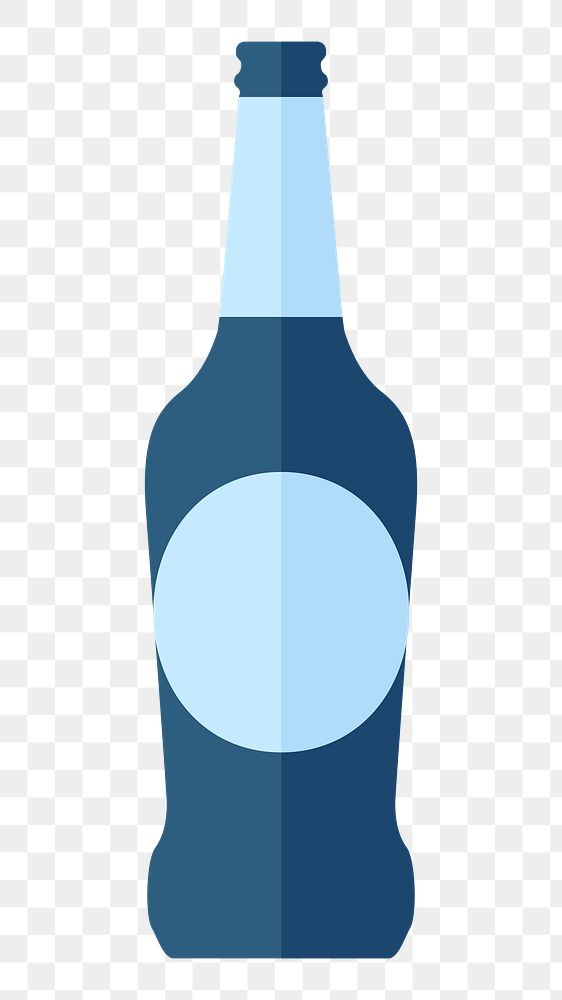 Bottled drink  png, transparent background