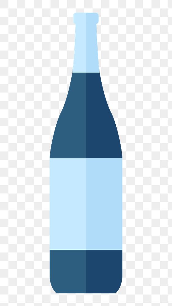 Bottled drink  png, transparent background