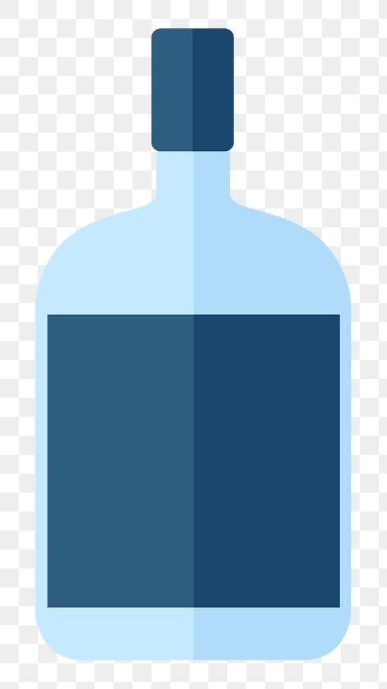 Liquor bottle  png, transparent background