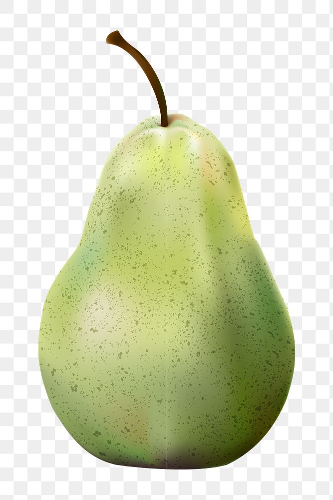 Pear png, transparent background