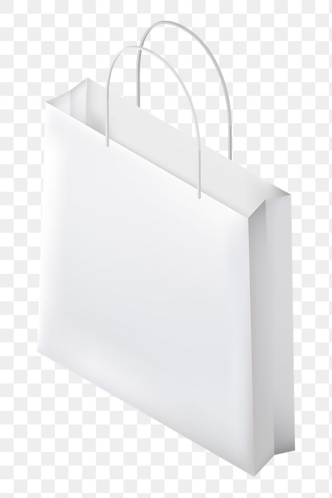 Shopping bag png illustration, transparent background