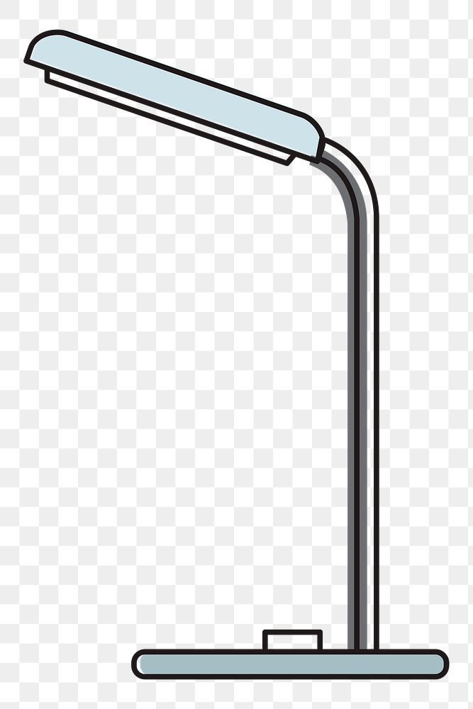 Desk lamp png illustration, transparent background