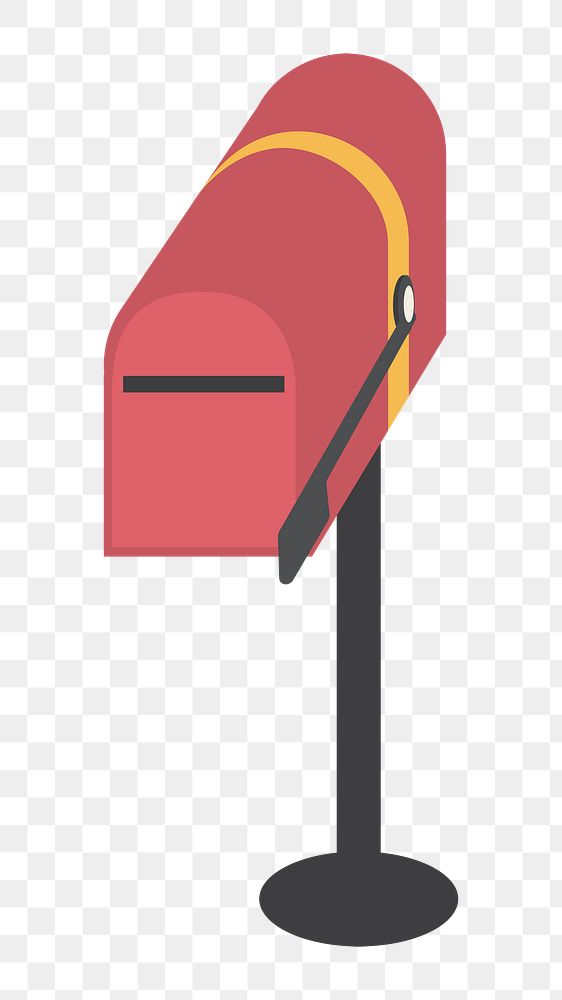 Mail box png icon, transparent background