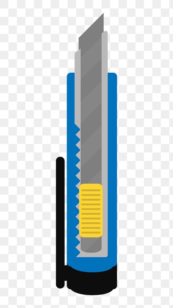 Png blue box cutter flat | Free PNG - rawpixel