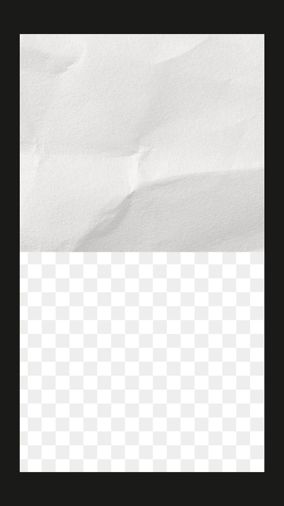 Paper texture png frame, transparent background