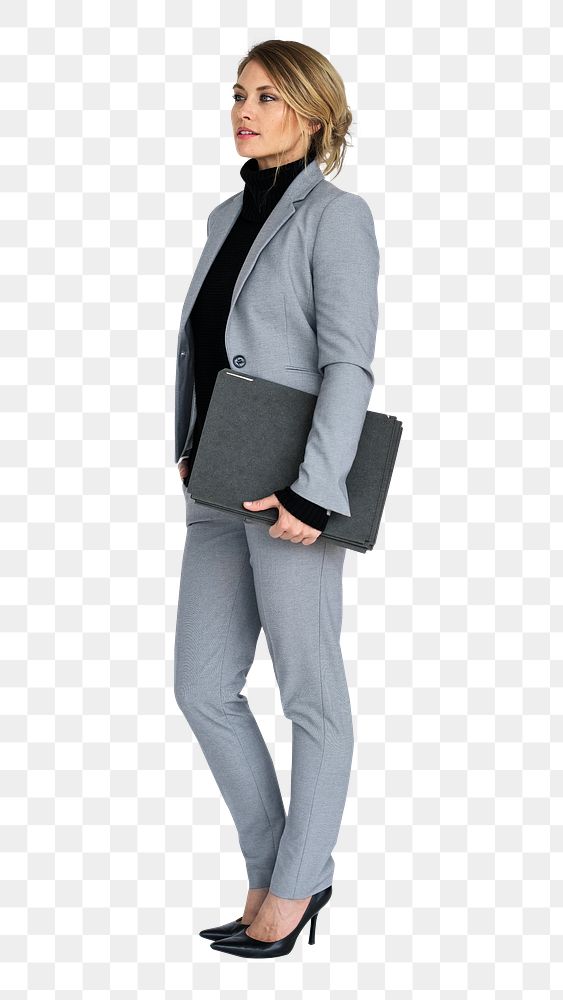 Business woman png, transparent background