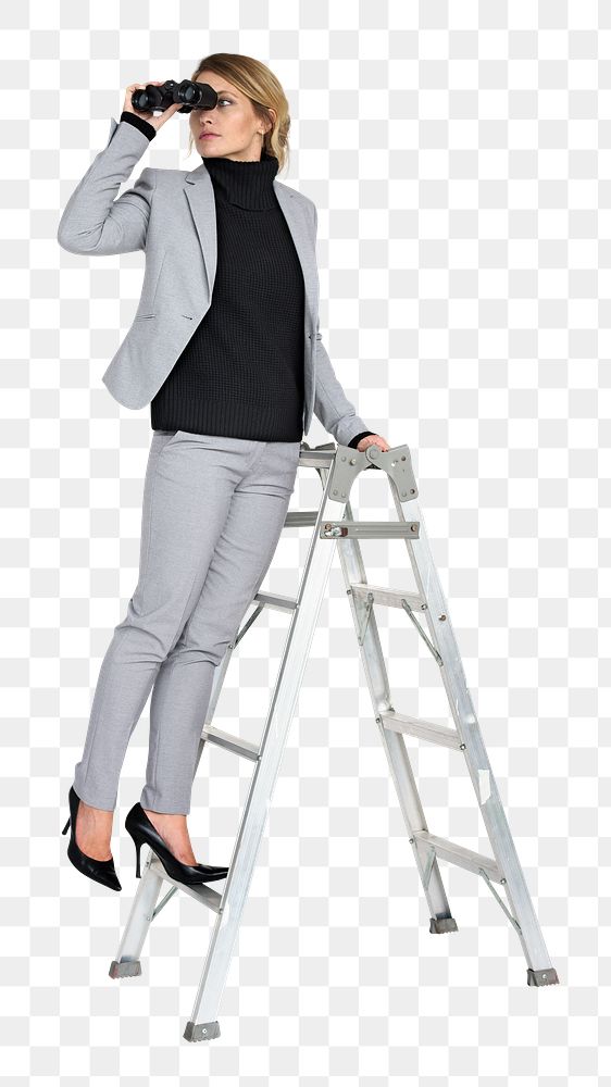 Business woman png, transparent background