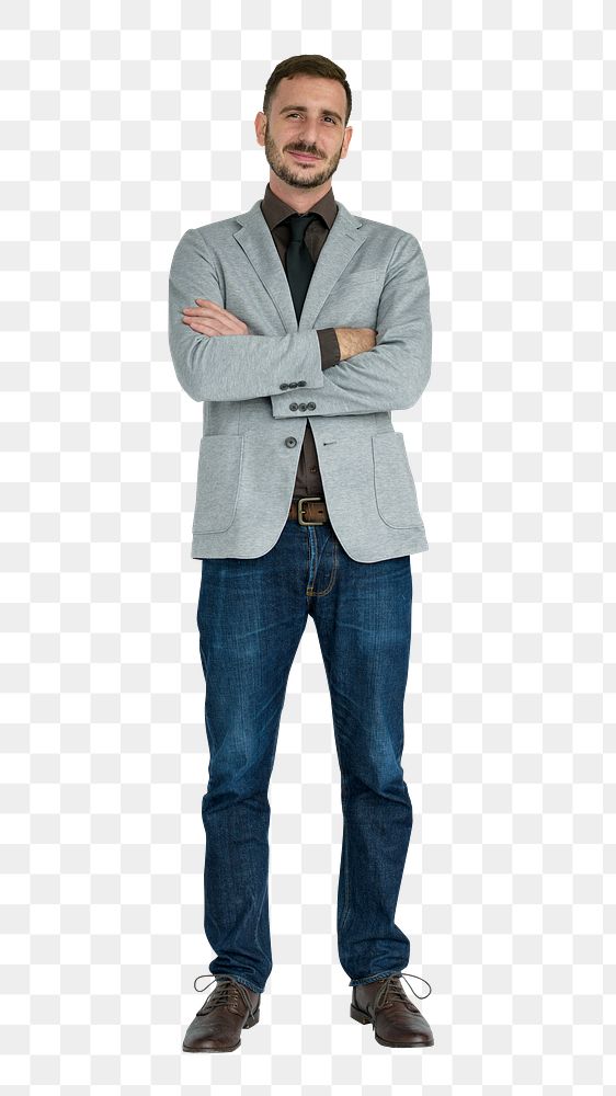 Business man png, transparent background