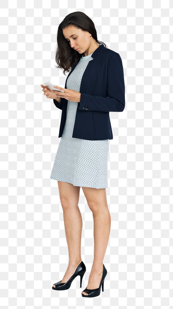 Business woman png, transparent background
