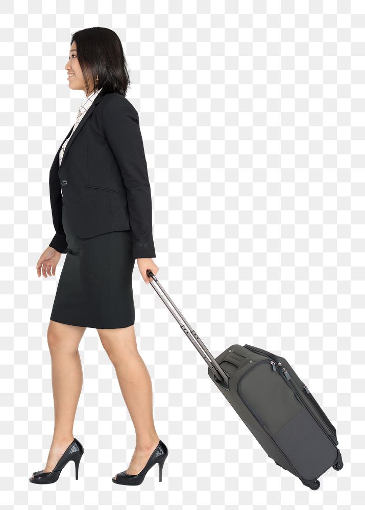 Asian business woman png, transparent background