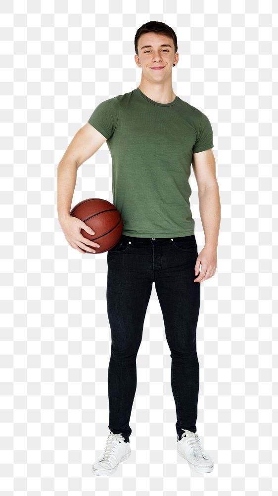 Basketball man png, transparent background