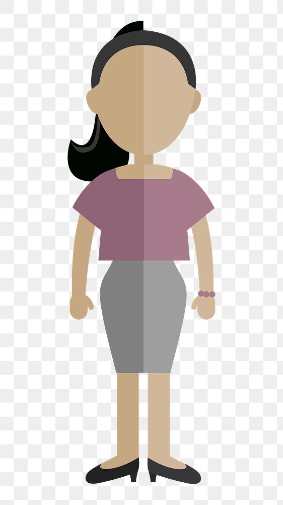 Woman avatar png illustration, transparent background