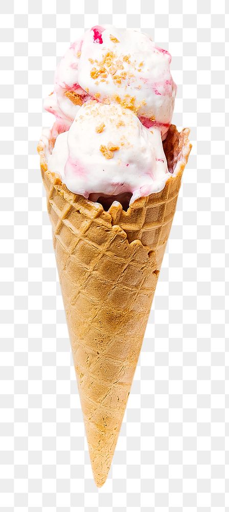 Ice cream png collage element, transparent background