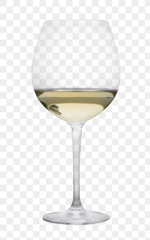 White wine png, transparent background