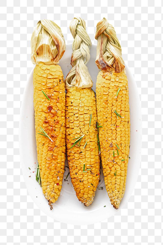 Fresh corn png, healthy food, transparent background