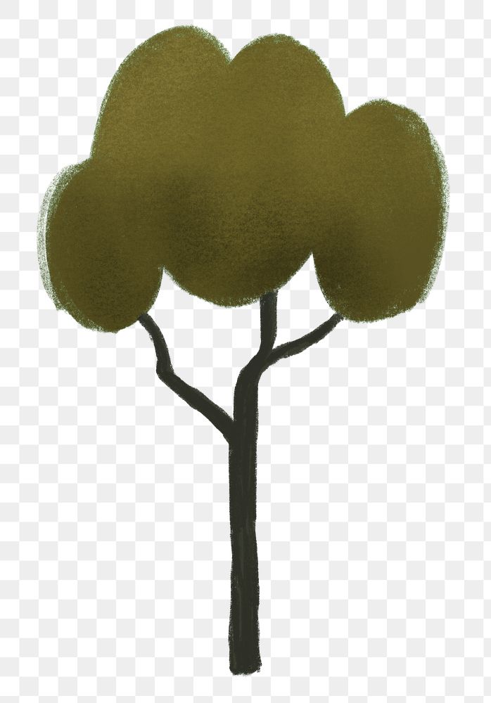Tree png sticker, nature & environment illustration, transparent background