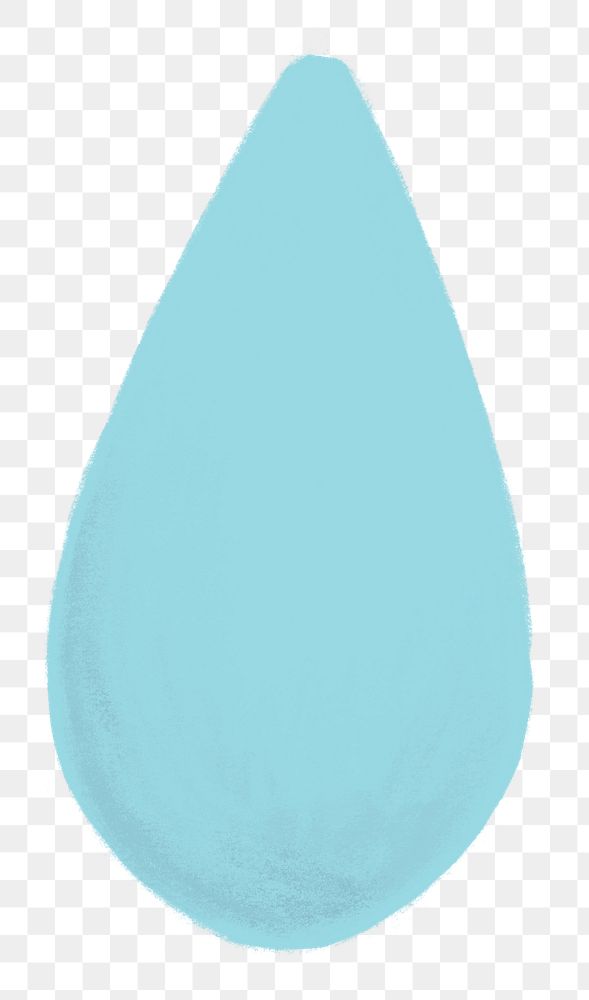 Water droplet png, transparent background