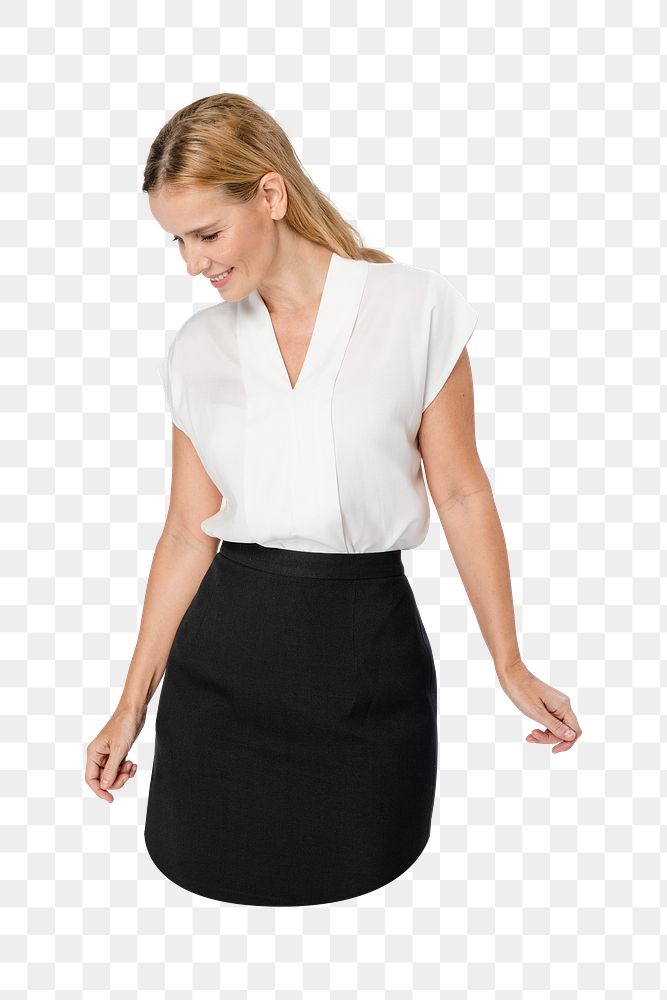 Png business woman formal outfit, transparent background