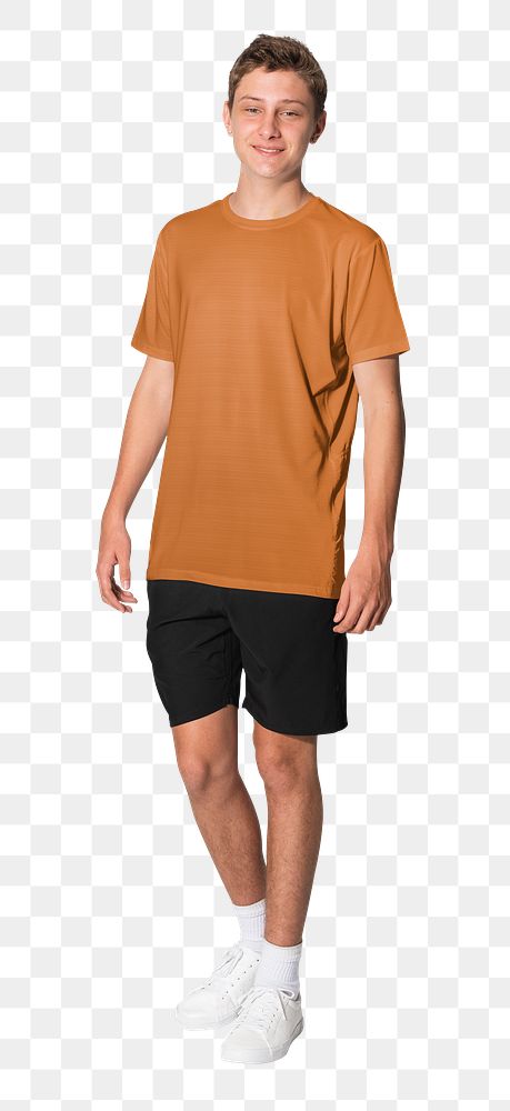 Men's tee png, teen&rsquo;s fashion transparent background