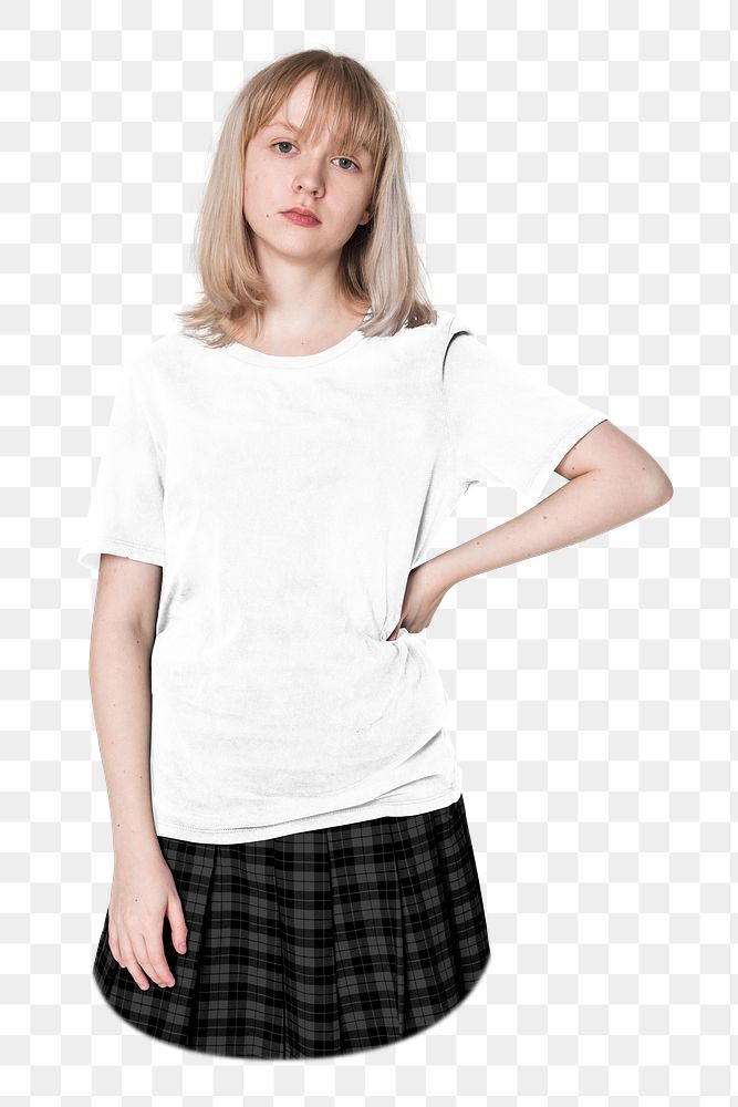 Teenage girl png street fashion, transparent background