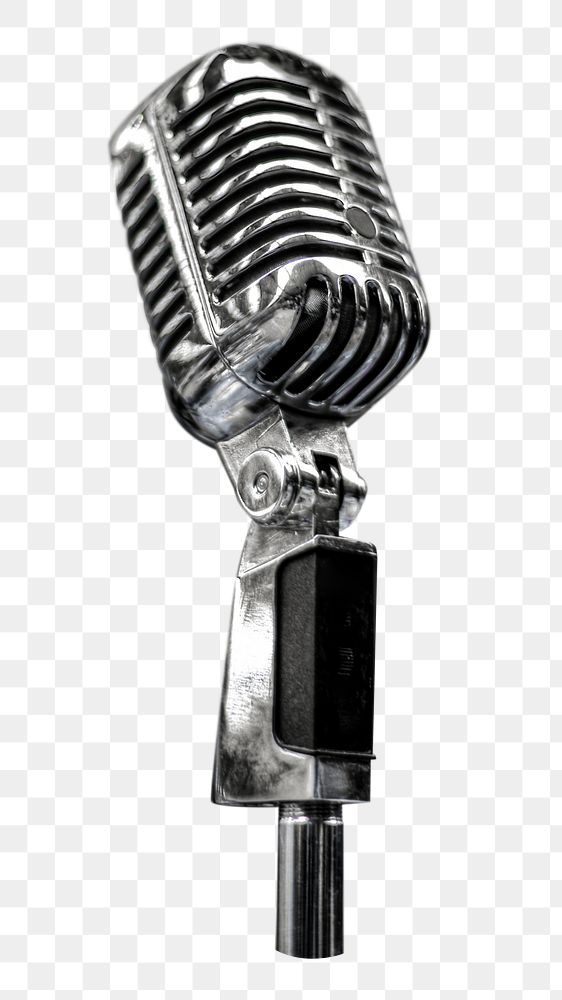 Microphone singing equipment png, transparent background