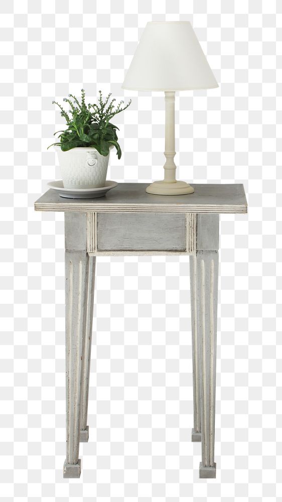 Side table png, isolated object, transparent background