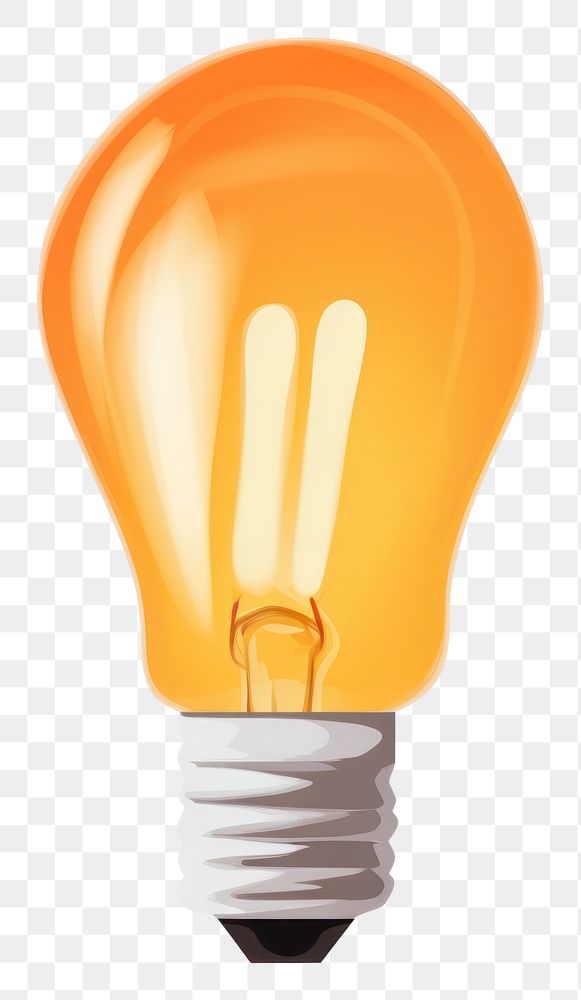 PNG Lamp lightbulb white background electricity. AI generated Image by rawpixel.