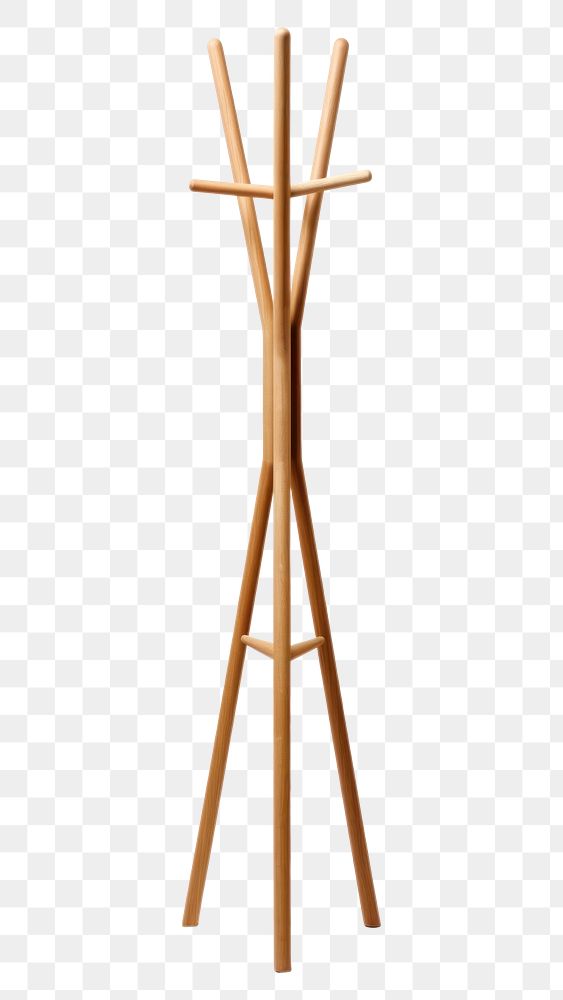 PNG Coat rack wooden. AI generated Image by rawpixel.