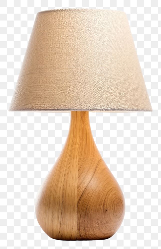 PNG Wooden table lamp