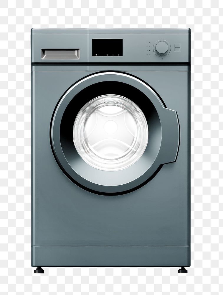 Washing machine png, transparent background