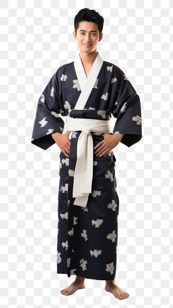 PNG Japanese men costume kimono adult. AI generated Image by rawpixel.