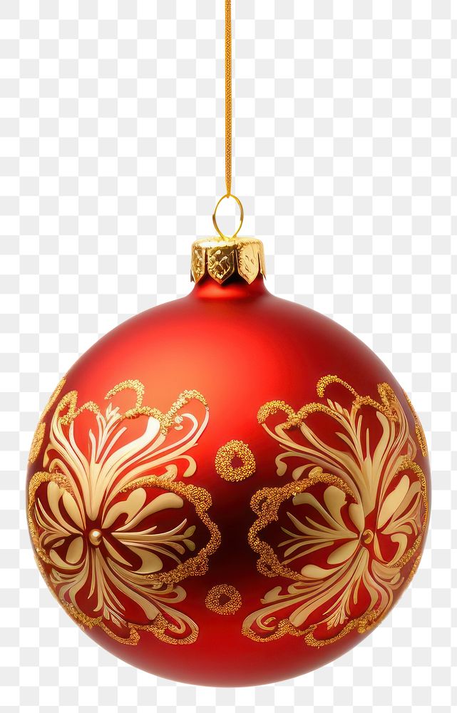 PNG Christmas Ball hanging christmas white background celebration