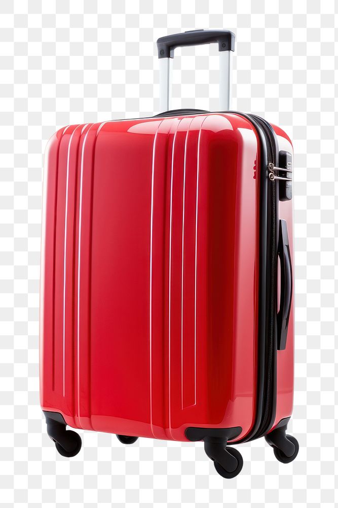 PNG Luggage luggage suitcase white background. AI generated Image by rawpixel.