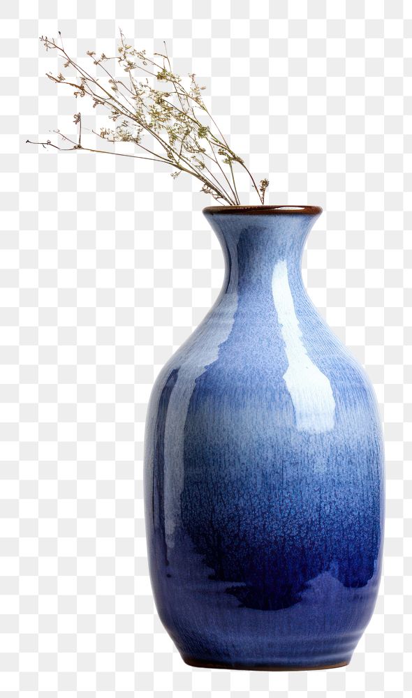 PNG  Modern vase porcelain pottery plant. AI generated Image by rawpixel.