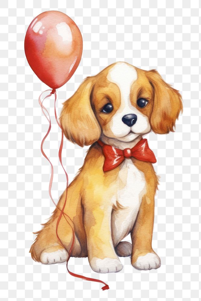 PNG Animal puppy dog balloon. 