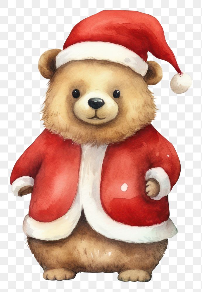 PNG Sea lion wearing Santa Claus costume christmas cartoon cute. 