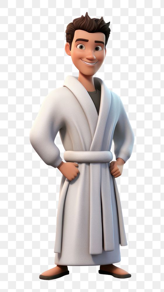 Man robe cartoon adult. AI generated Image by rawpixel.