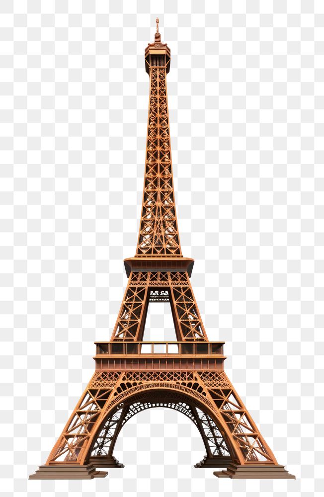 PNG Eiffel tower architecture building landmark. 