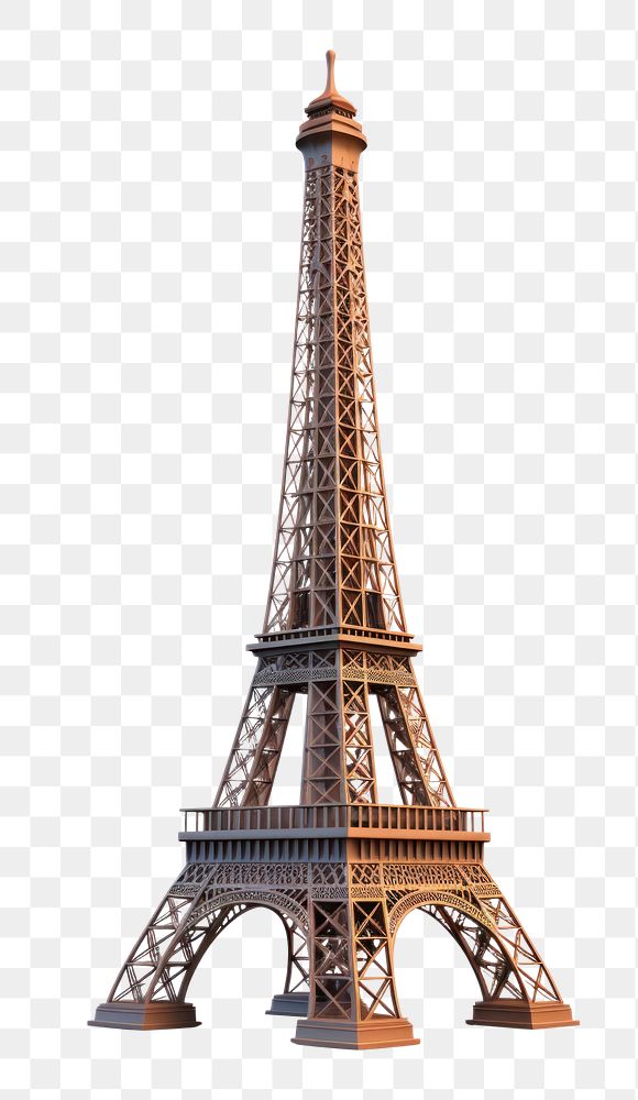 PNG Eiffel tower architecture building landmark. AI generated Image by rawpixel.