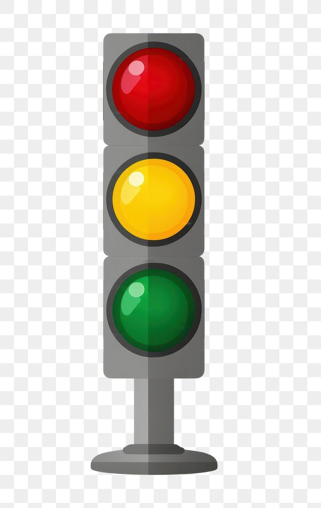 PNG  Traffic light yellow red white background. AI generated Image by rawpixel.