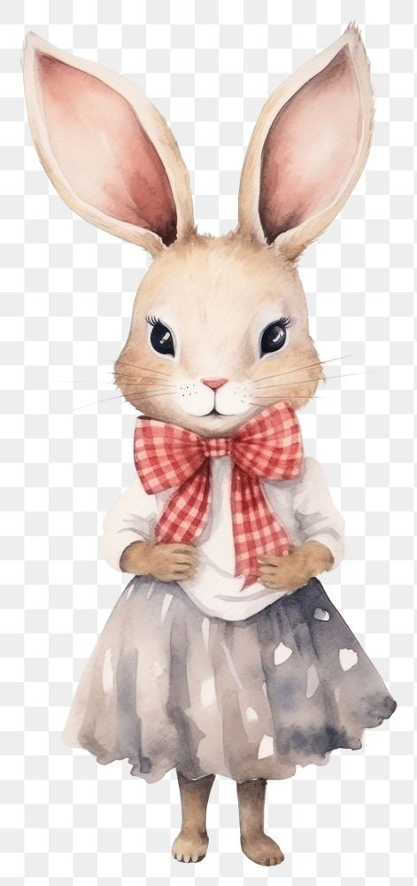 PNG Rabbit animal cartoon mammal. AI generated Image by rawpixel.