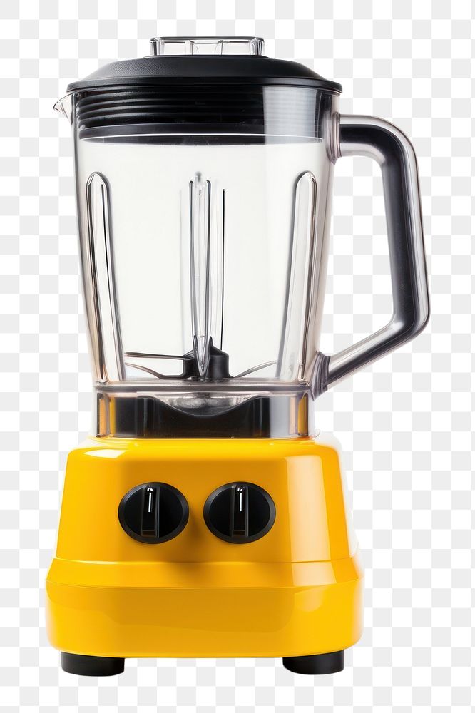 PNG Blender mixer appliance yellow. AI generated Image by rawpixel.