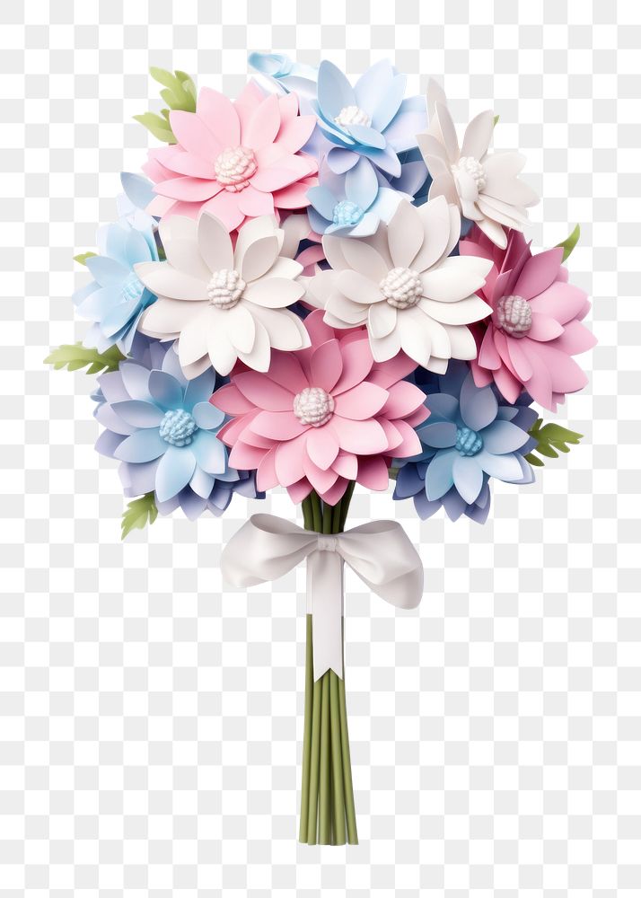 PNG Wedding bouquet flower plant white background. AI generated Image by rawpixel.