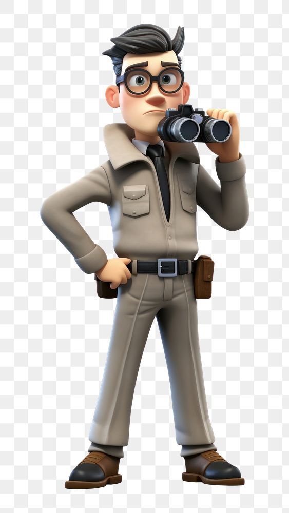 PNG Cartoon person white background photographing. AI generated Image by rawpixel.