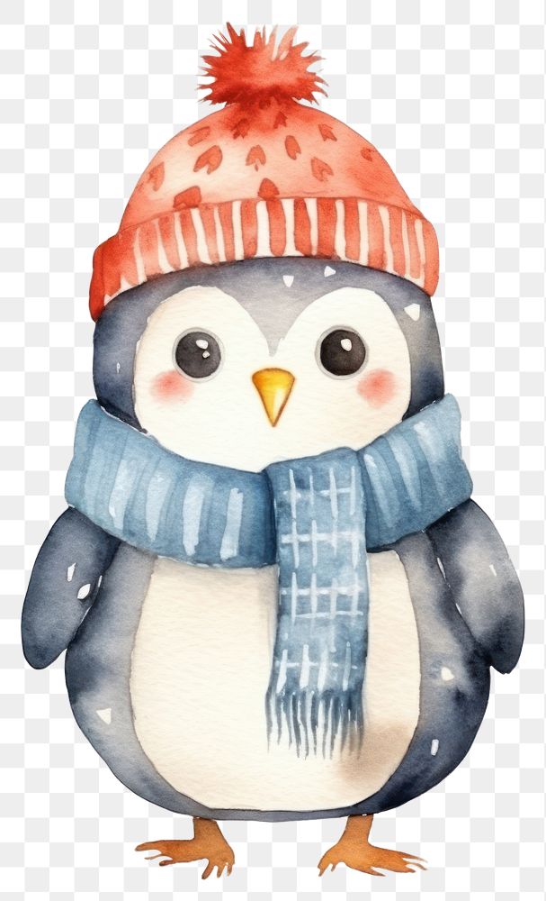 PNG Animal winter penguin snowman. 